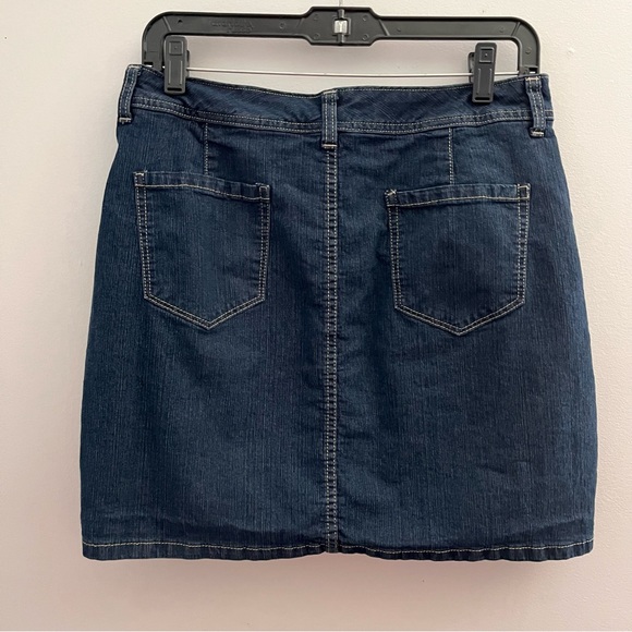 Dark Blue Jean Skort - Picture 3 of 6